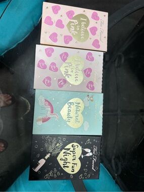 Too Faced Pink, Mint, Teal & Black Decorative Palette Collection